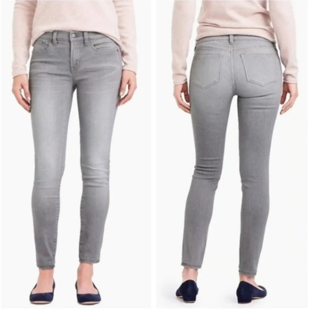 J. Crew Mercantile Mid-Rise Skinny Jean Valley Wash Gray Size 24